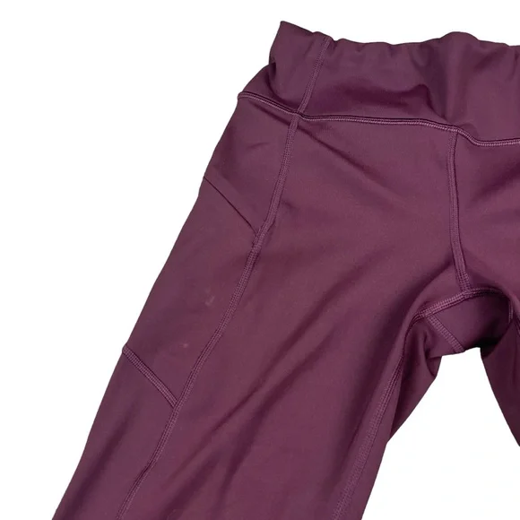 Athleta women’s plum purple ankle length athletic leggings ST - Picture 2 of 10